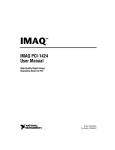 IMAQ PCI-1424 User Manual