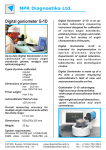 Digital goniometer G-1D