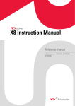X8 Instruction Manual
