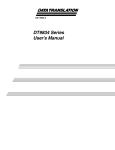 DT9834 Series User`s Manual