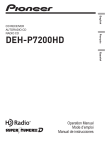DEH-P7200HD - Pioneer Electronics USA