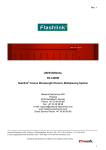 USER MANUAL FR-CWDM flashlink® Coarse Wavelength Division