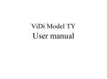 User manual