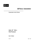 Series 90 Micro Field Processor User`s Manual, GFK