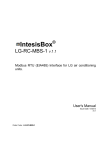 IntesisBox LG-RC-MBS-1 User Manual eng r0.1