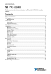 NI PXI-8840 User Manual