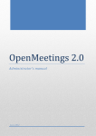 OPENMEETINGS 2.0 - Administrator`s manual