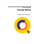 Qedit 5.4 for HP e3000 Change Notice