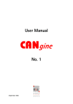 User Manual No. 1