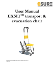 User Manual EXSIT101 transport & evacuation chair