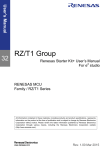 Renesas Starter Kit+ for RZ/T1 User`s Manual