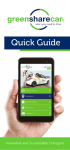 Quick Guide - GreenShareCar