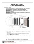 IO quickstart Guide Nexus 1500+ Meter V.1.03