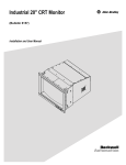 6157-5.1, Industrial 20 inch CRT Monitor