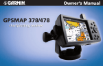 GPSMAP 378/478 Owner`s Manual