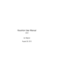 Koushion User Manual