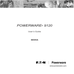 POWERWARE® 9120 - Power On Australia
