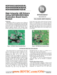 EVBUM2155 - High Intensity LED Drivers Using NCP3065