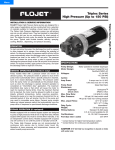 Triplex Series High Pressure (Up to 150 PSI)