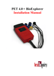 PET 4.0+ BioExplorer Installation Manual