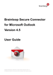 Brainloop Secure Connector for Microsoft Outlook