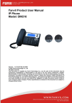 Fanvil Product User Manual IP Phone Model: BW210