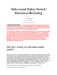 Sidestand Safety Switch Rewiring 2.1