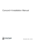 Concord 4 Installation Manual