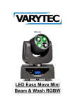 LED Easy Move Mini Beam & Wash RGBW