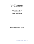 V-Control Users Guid..