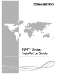 BWT System Installation Guide