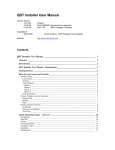 QDT Installer User Manual - jdh