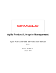 Agile PLM Core Web Services User Manual