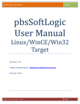 pbsSoftLogic User Manual