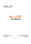 ANSER U2 MSG PRO User Manual-English
