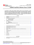 bq500215 bqTESLA Wireless Power TX EVM