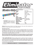Electro Strip Manual - Eliminator Lighting