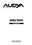 Audya Series - Ketron S.r.l.