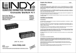 Console Switch 4:1 www.lindy.com