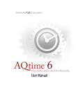 AQtime 6 User Manual