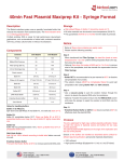 40min Fast Plasmid Maxiprep Kit - Syringe Format