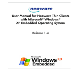 User Manual for Neoware Thin Clients with Microsoft® Windows
