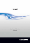 Christie LW400 User Manual