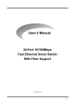 User`s Manual 24-Port 10/100Mbps Fast Ethernet Smart