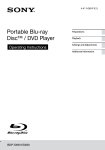 Portable Blu-ray Disc™ / DVD Player