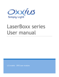 LaserBoxx series User manual
