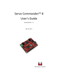 Servo Commander™ 8 User`s Guide