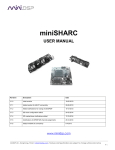 miniSHARC - User Manual