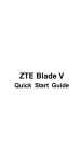 ZTE Blade V Manual User Guide