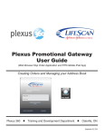 Plexus Promotional Gateway User Guide